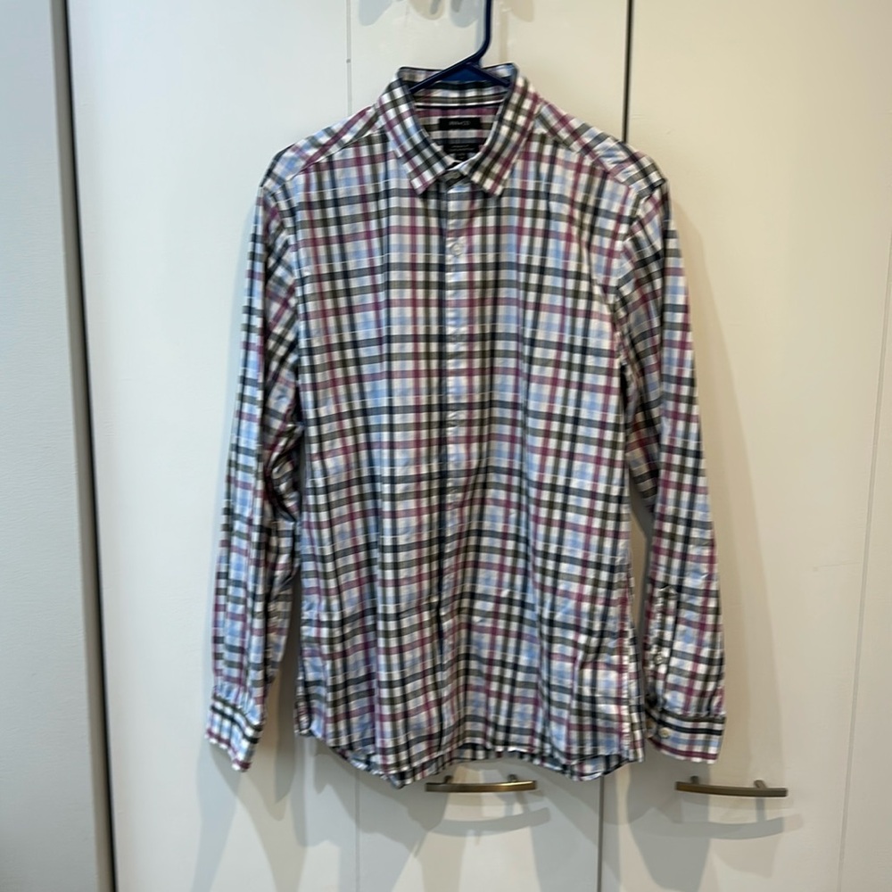 RW dress shirt checkered